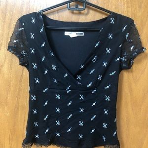 Boho true authentic vintage cross shirt